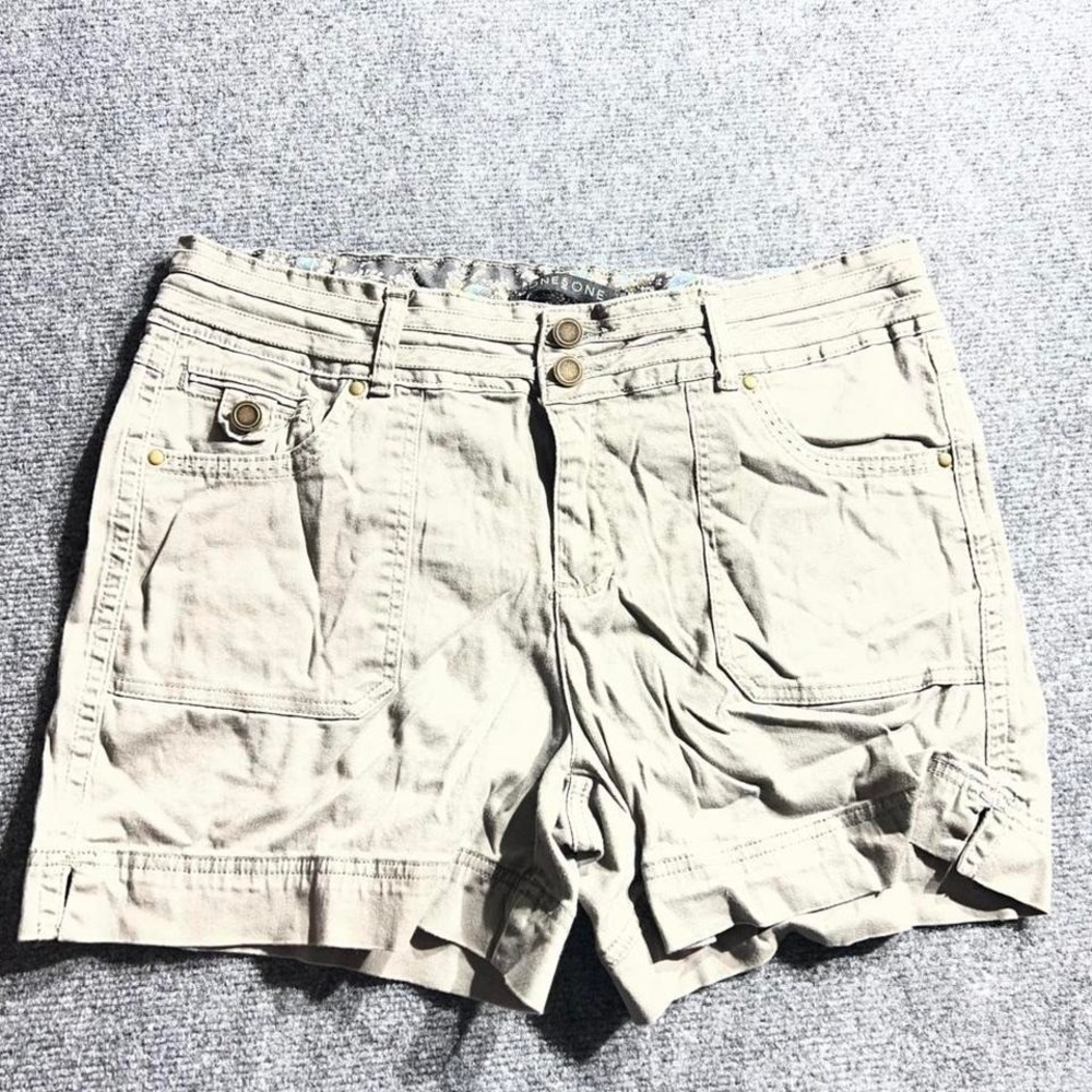 One & One khaki cargo shorts  Size 12